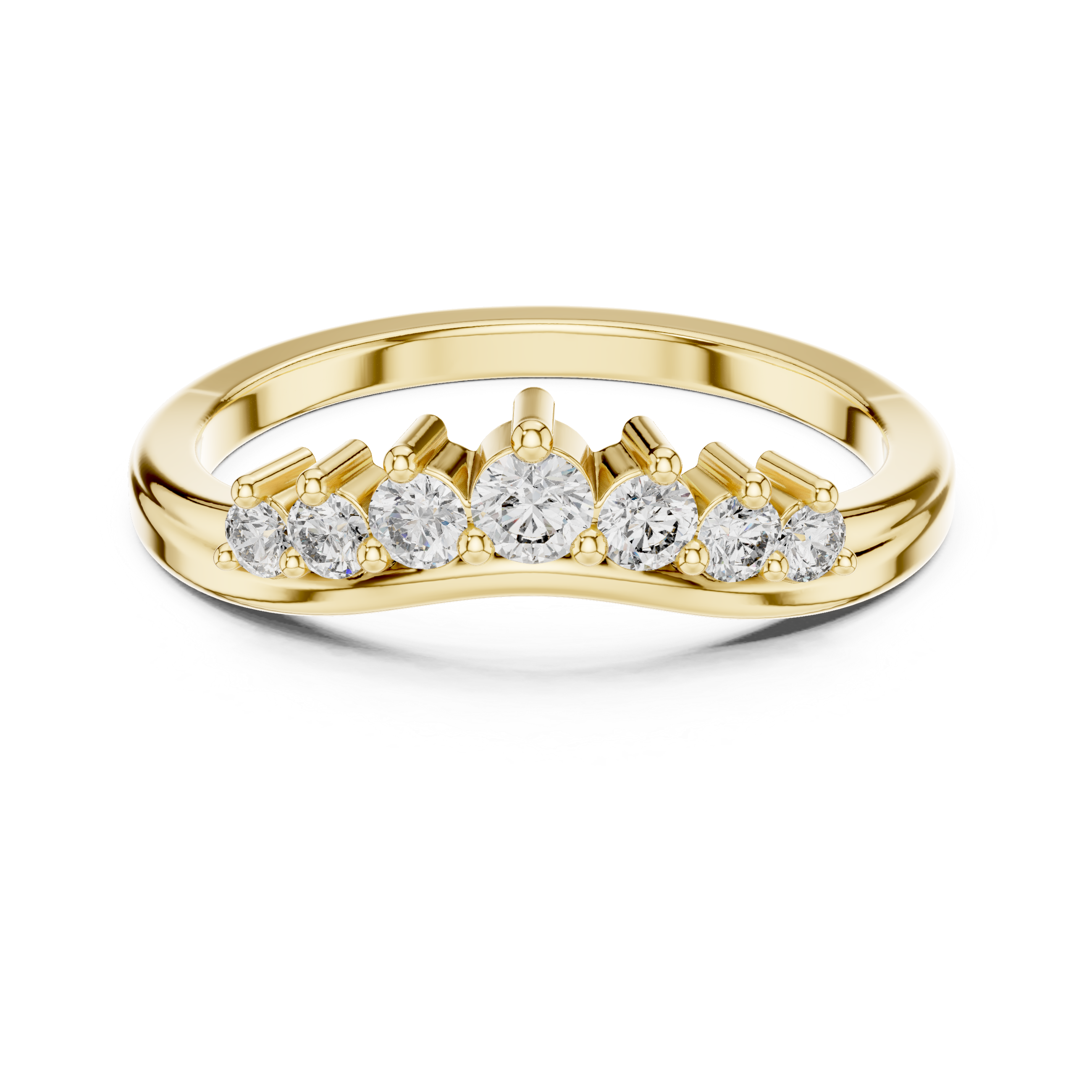 The Crown Contour Ring